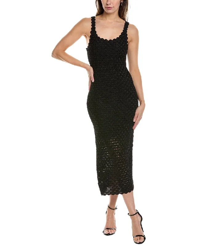 Overstock alice + olivia Bray Luster Crochet Dress