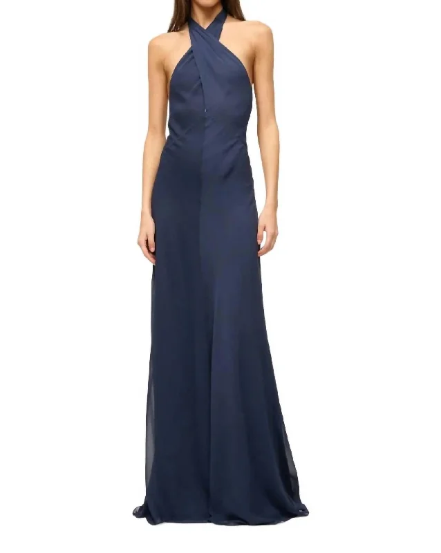 Today's Special Maxi Dawn Dress In Navy