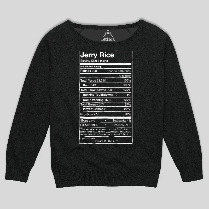Year-End Sale JERRY RICE WOMEN'S SCOOP NECK SWEATSHIRT