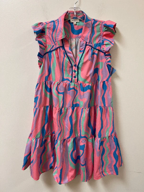 Year-End Clearance Dress Casual Short By Umgee In Multi-colored, Size: L