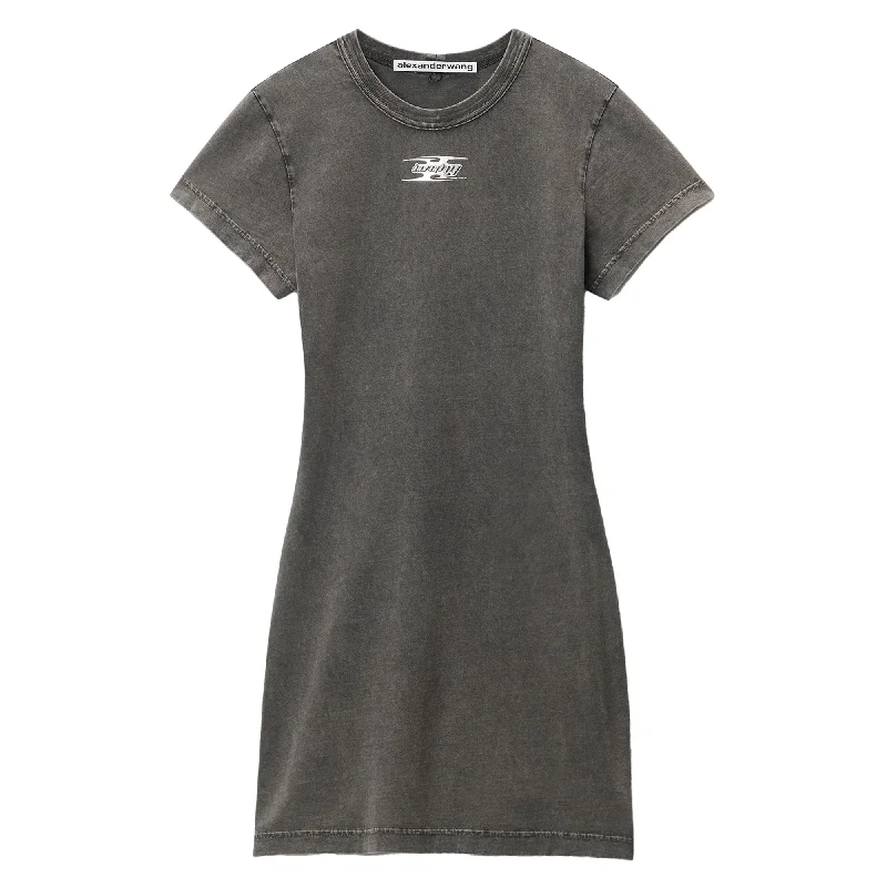 Exclusive Offers Blade Logo-Embossed Minidress In Cotton