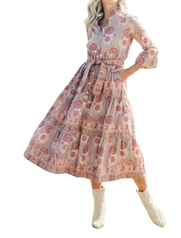 Time-Limited Offer Vivian Dress In Toasted Oak