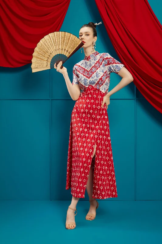 Clearance Event BATIK TULIS Harmony Cheongsam Dress