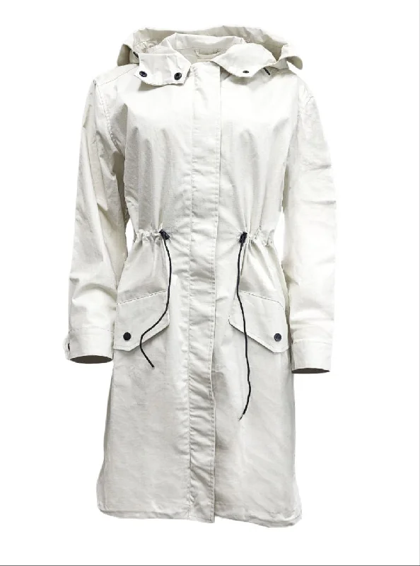 Hurry In HoodLamb Women's Beige Oversized Natural Hemp Parka 420 NWT
