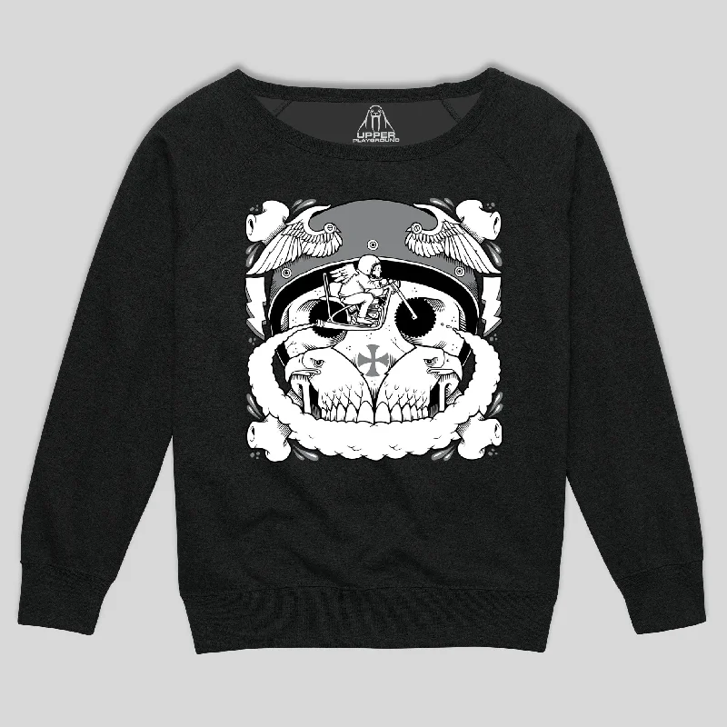 Limited Availability THE BIKERS WOMEN'S SCOOP NECK SWEATSHIRT