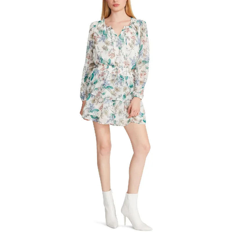 Deal Alert Womens Smocked Short Mini Dress
