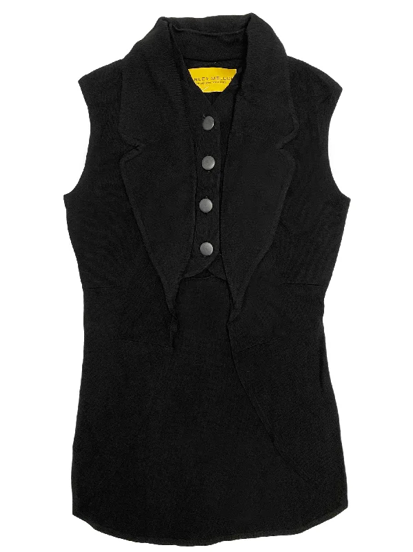 Now or Never Hanley Mellon Women's Sleeveless Vest Large Black