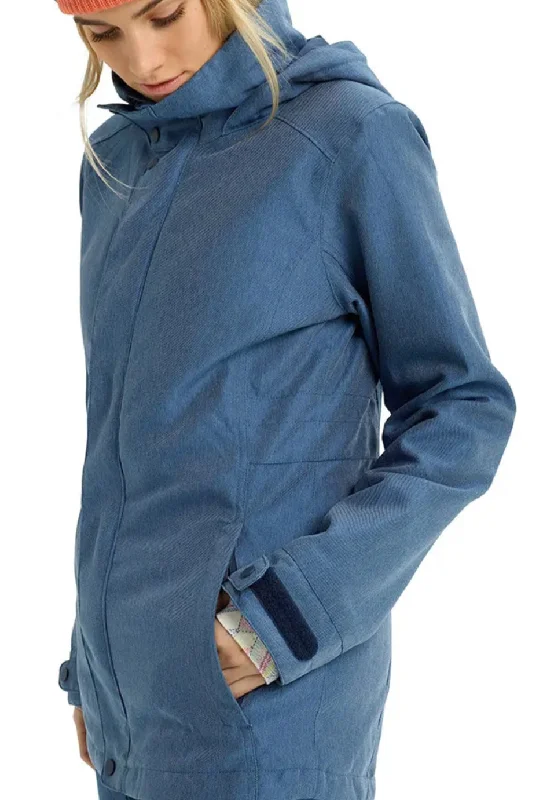 Best Bargains BURTON W JET SET JACKET LIGHT DENIM
