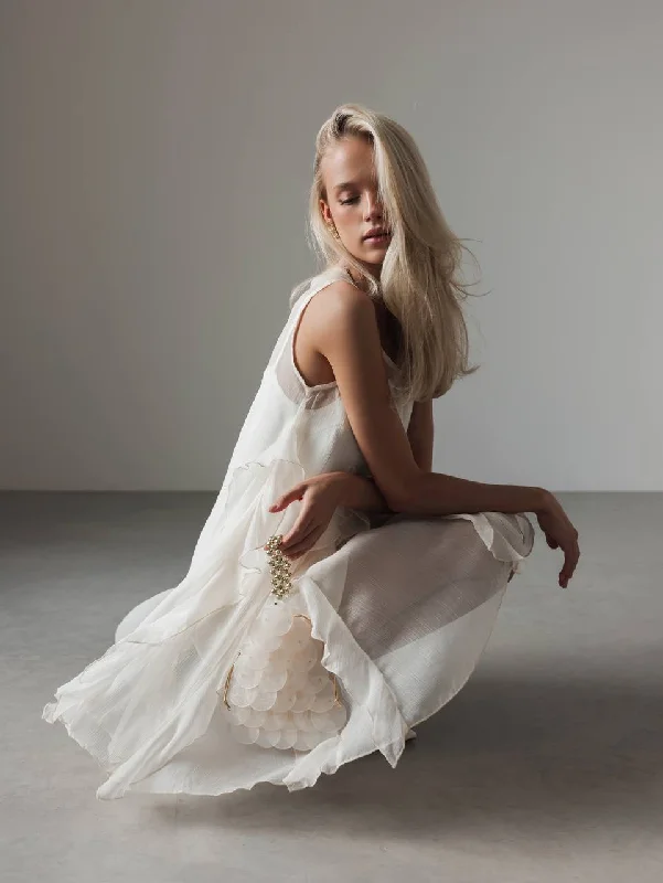 TIME-Limited Offer Layered Sheer Mini Dress