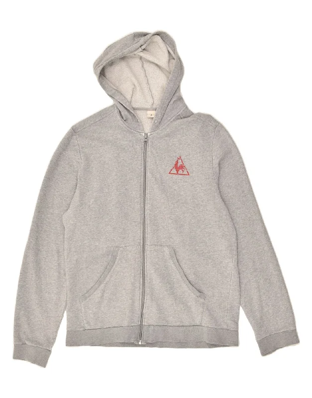 Extra Savings LE COQ SPORTIF Womens Zip Hoodie Sweater UK 18 XL Grey Cotton
