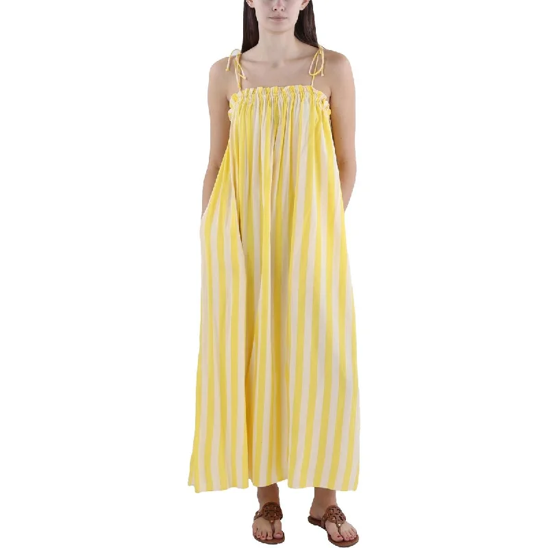 Value Deals Angel Womens Tie Shoulder Long Maxi Dress