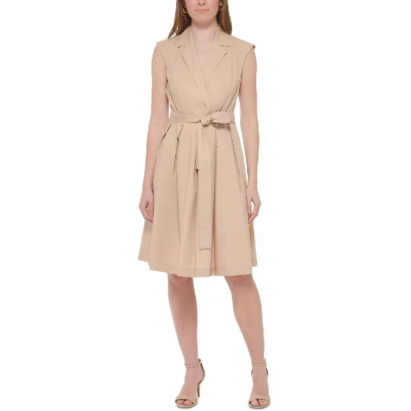Markdowns Womens Cotton Short Shirtdress