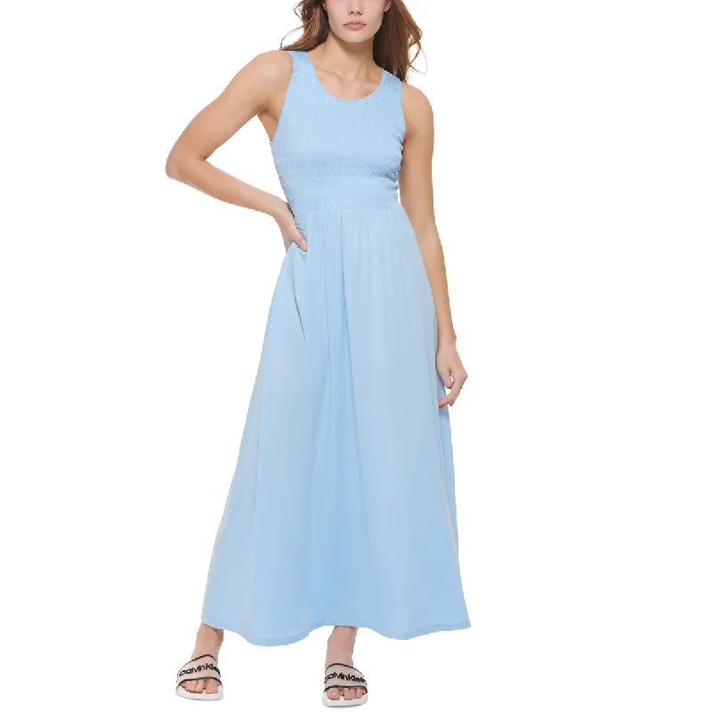 New Markdowns Womens Summer Maxi Fit & Flare Dress