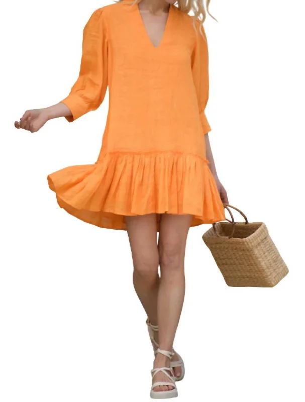 Special Discount Chloe Dress In Apricot