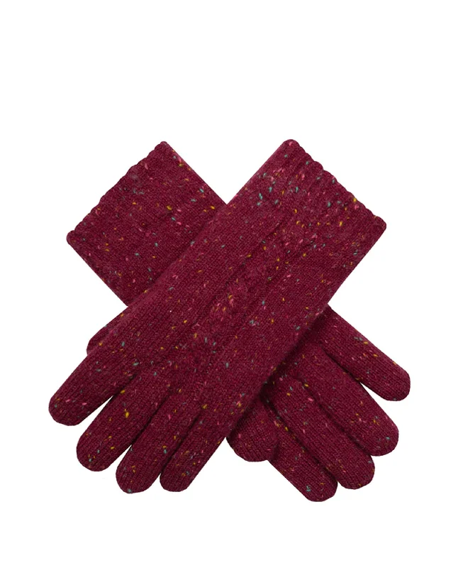 Loyalty Reward Cable Knit Gloves - Shiraz