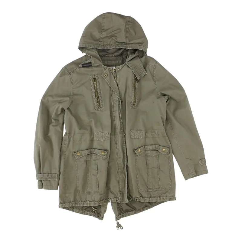 Quick Sale Green Solid Jacket