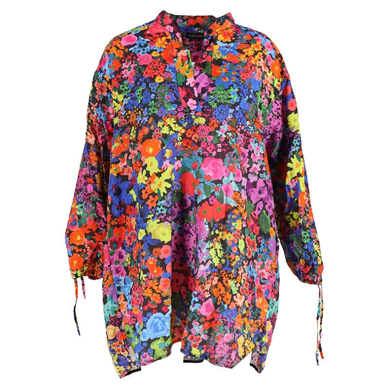 Can't Miss Stine Goya Neva Mini Dress in Floral Print Tencel