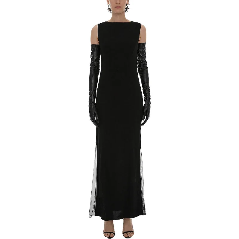 Value Deals Womens Sheer Maxi Evening Dress