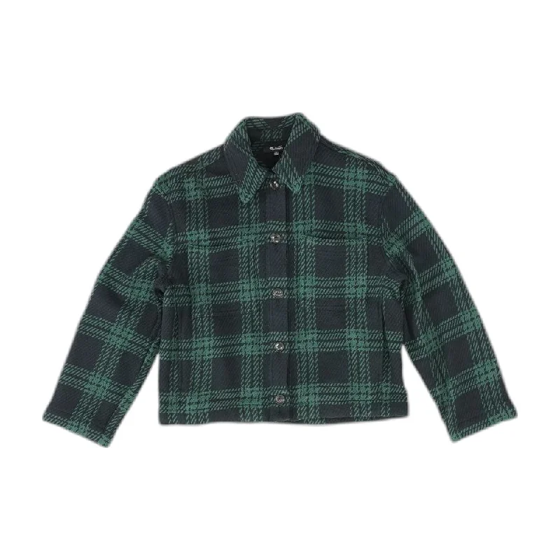 Super Sale Green Plaid Jacket
