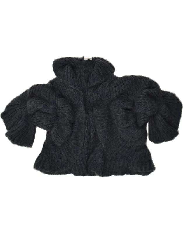 Customer Appreciation Sale VINTAGE Womens Crop 3/4 Sleeve Cardigan Sweater UK 14 Large Navy Blue Customer Appreciation Sale VINTAGE Womens Crop 3/4 Sleeve Cardigan Sweater UK 14 Large Navy Blue