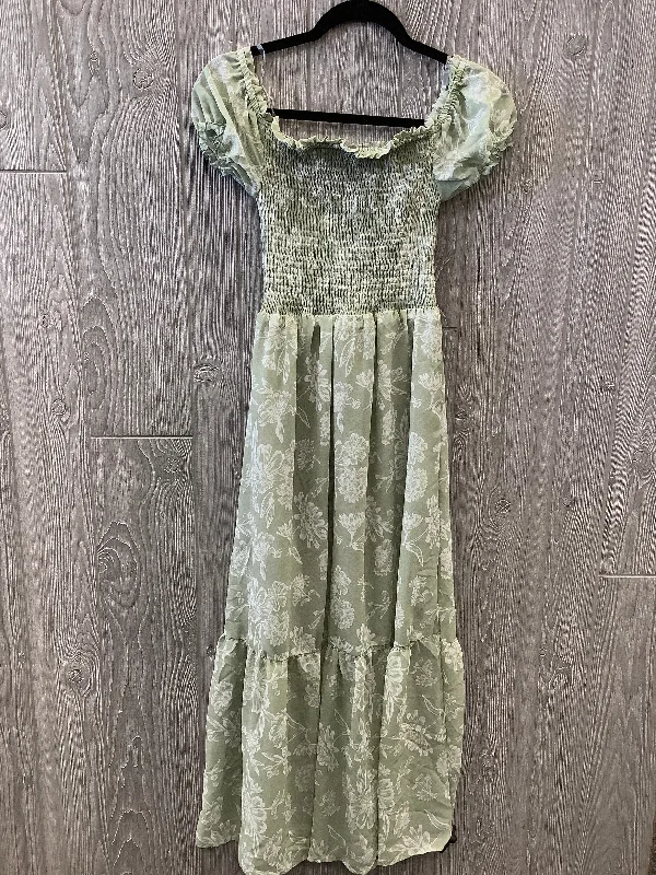 Special Discount Dress Casual Maxi By Clothes Mentor In Green, Size: M