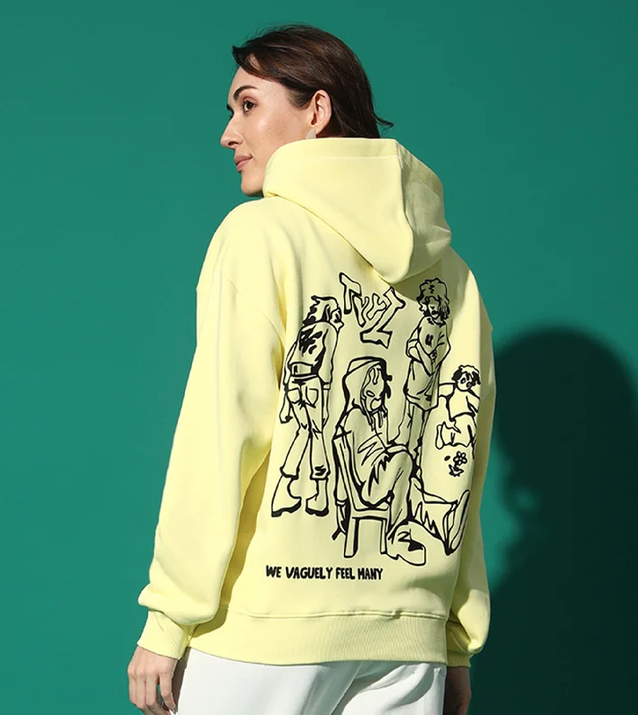 Crazy Deals GRIFFEL Oversized Hoodie Neck Sweatshirt
