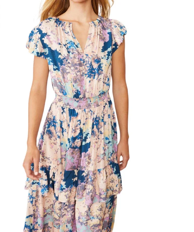 Price Smash Willow Dress In Lilac Fields
