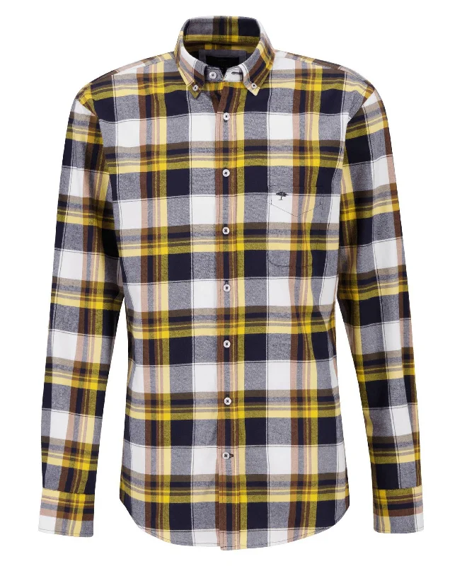 Get It Before It’s Gone Big Checks Shirt - Navy