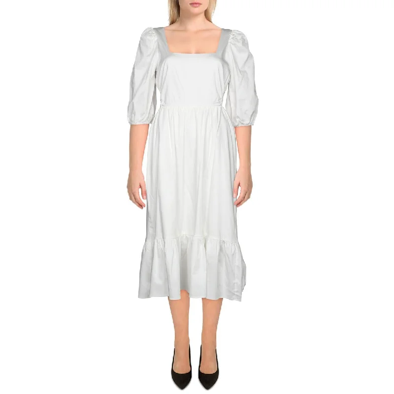 Unmissable Offer Mockingbird Womens Square Neck Cut-Out Cocktail Dress