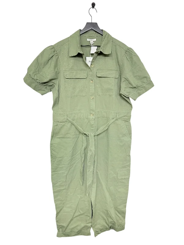 Crazy Deals Jumpsuit By Free Assembly In Green, Size: Xxl