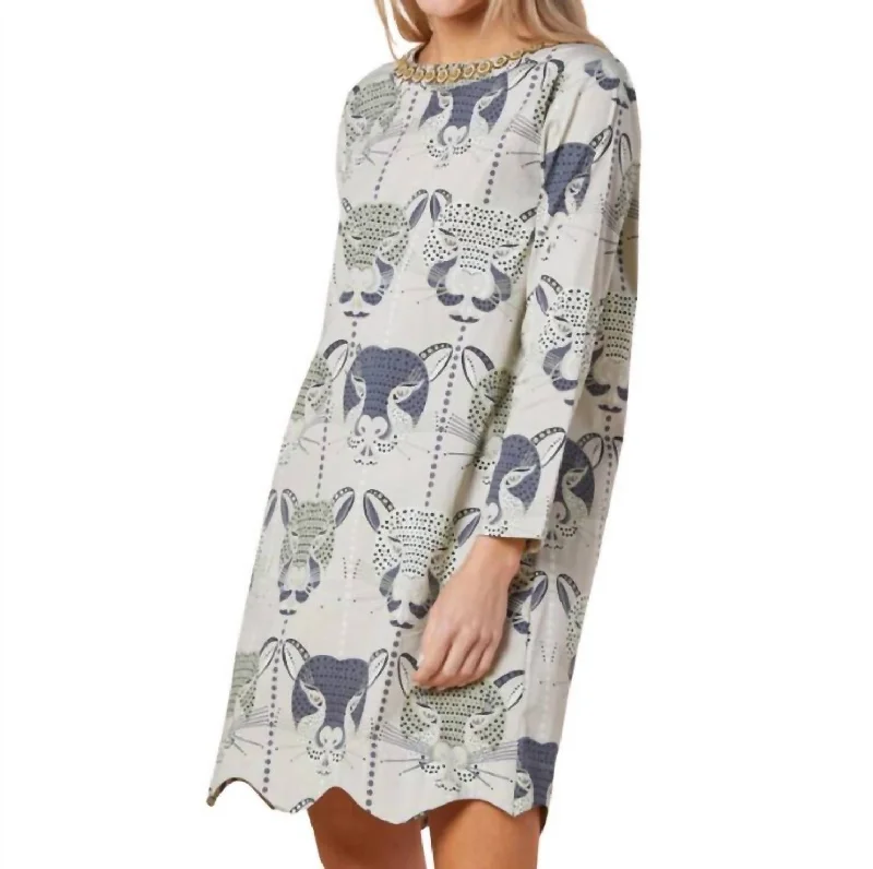 Limited Edition Blair Dress In Blue Multi