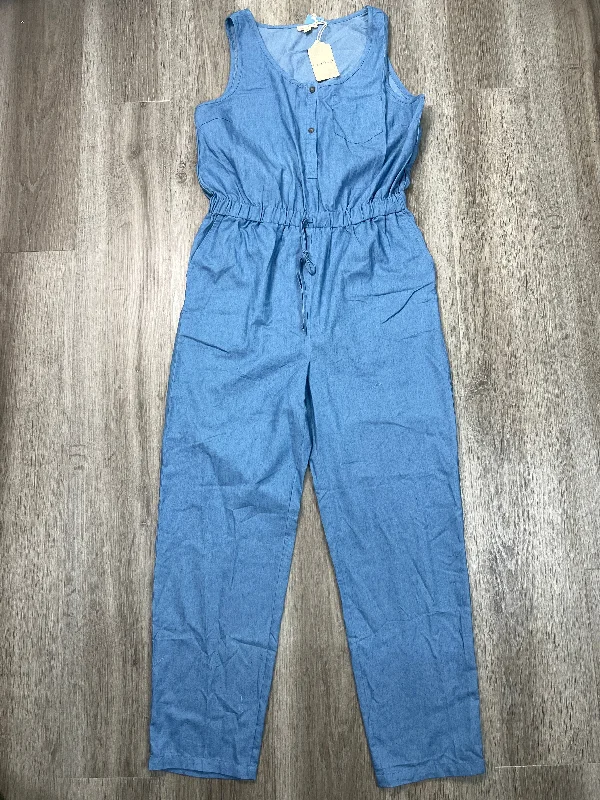 Unmissable Offer Jumpsuit By Hem & Thread In Blue Denim, Size: M