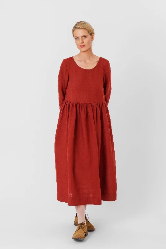New Arrival Smock Dress, Long Sleeve