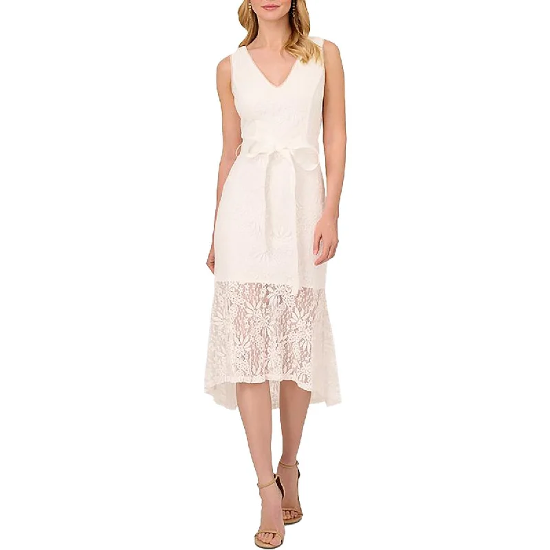 New Markdowns Womens Midi Lace Midi Dress