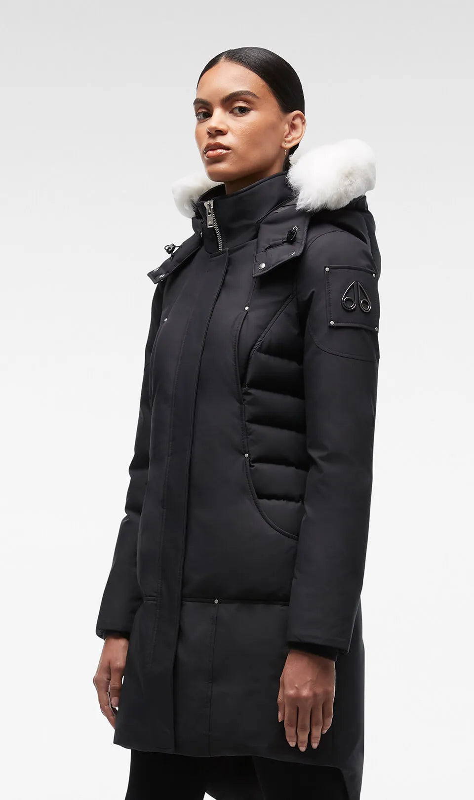 Black with Natural Shearling