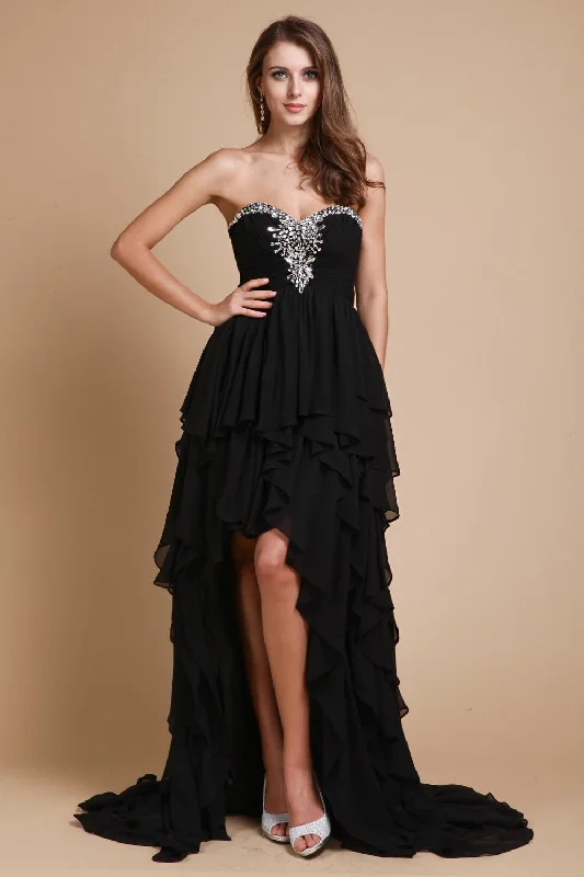 YEAR-End Clearance A-Line/Princess Sweetheart Sleeveless Beading Chiffon Dresses