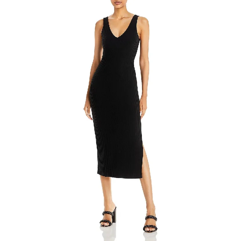Fantastic Offers Womens Fitted Midi Bodycon Dress