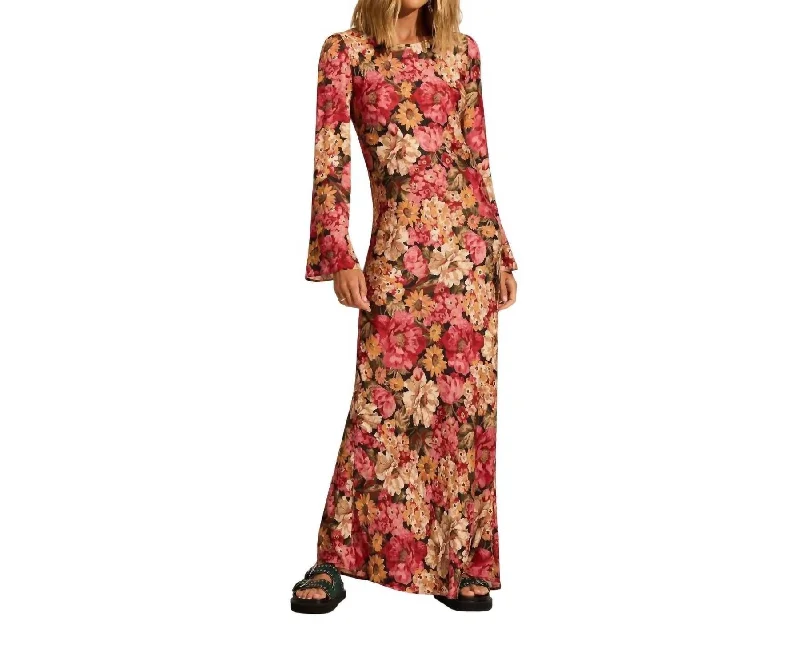 Price Cut Kalea Maxi Dress In Esther Floral