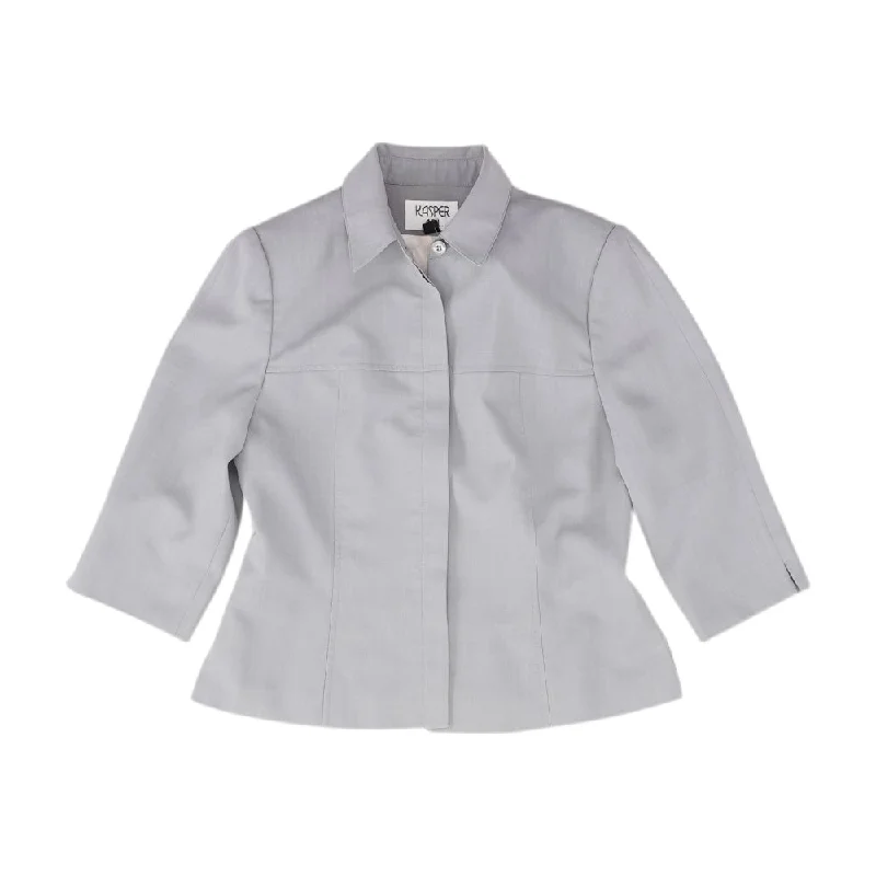 Bargain Bin Gray Solid Jacket
