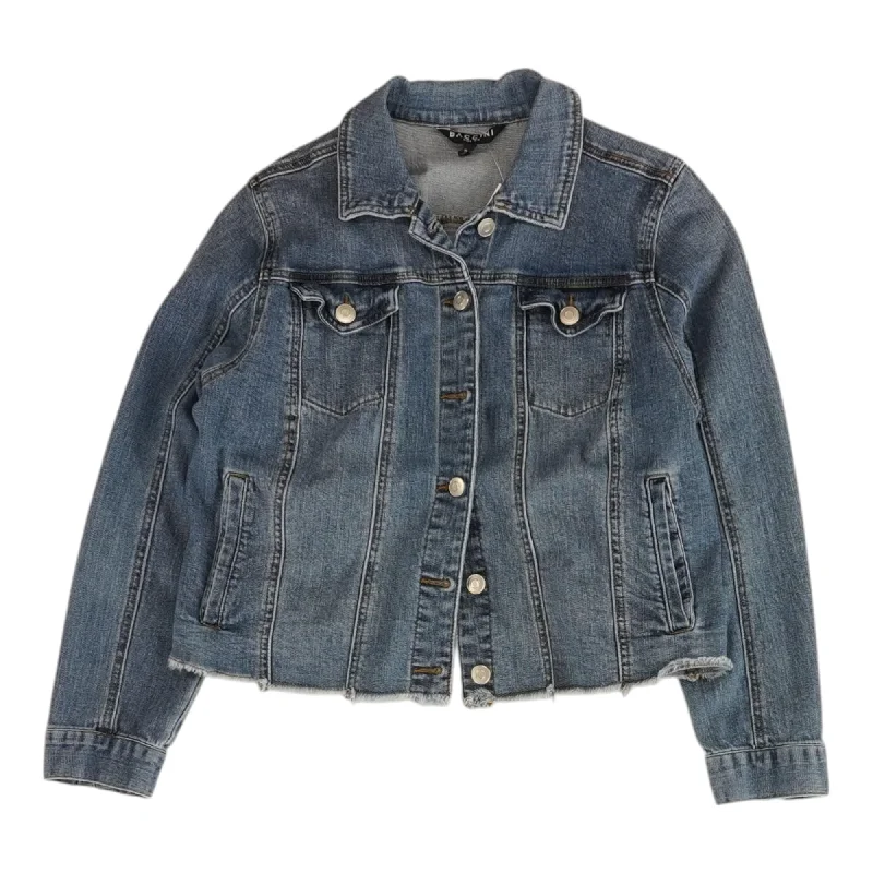 Mega Sale Blue Solid Denim Jacket