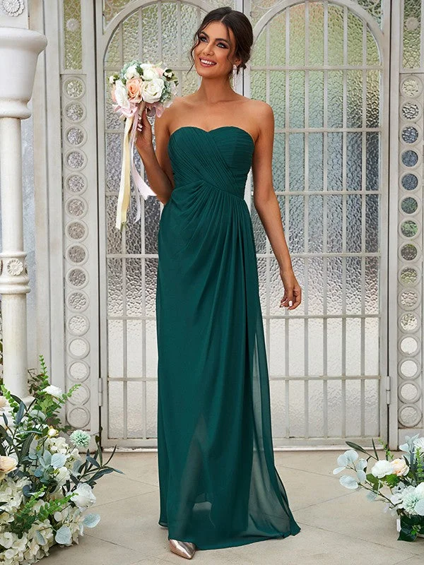 Great Bargains A-Line/Princess Chiffon Ruffles Sweetheart Sleeveless Floor-Length Bridesmaid Dresses Great Bargains A-Line/Princess Chiffon Ruffles Sweetheart Sleeveless Floor-Length Bridesmaid Dresses