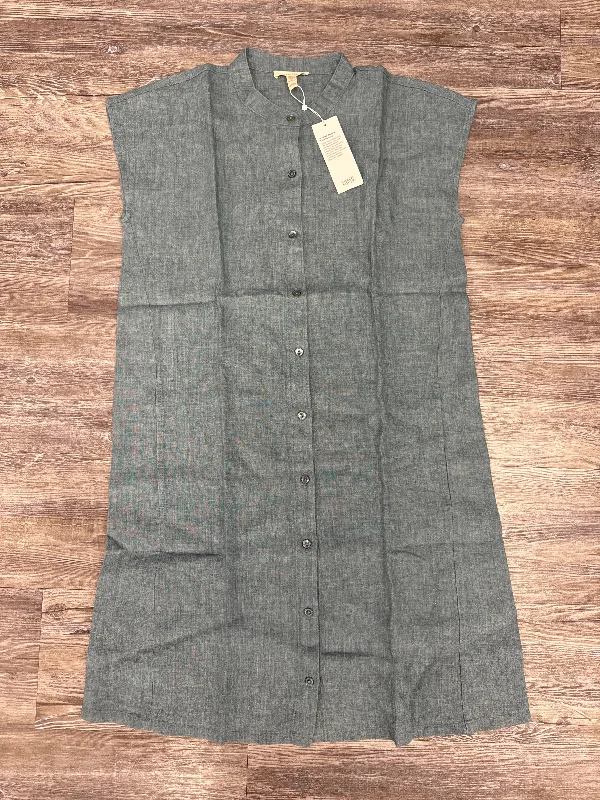 Discount Mania Dress Casual Midi By Eileen Fisher In Blue, Size: Xxs