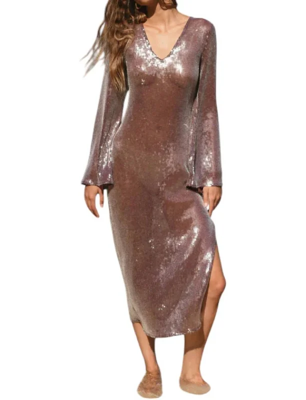 Year-End Sale Mcrae Midi Dress In Mocha
