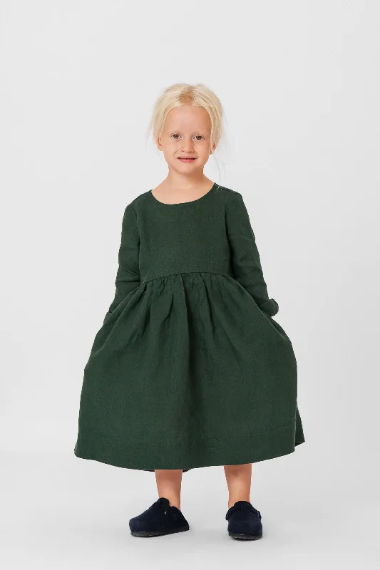 Markdowns Mini Me Smock Dress, Long Sleeve