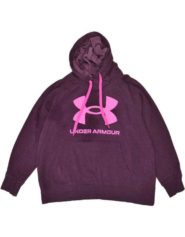 Price Drop Alert UNDER ARMOUR Womens Graphic Hoodie Jumper IT 48/50 XL Purple Flecked Price Drop Alert UNDER ARMOUR Womens Graphic Hoodie Jumper IT 48/50 XL Purple Flecked