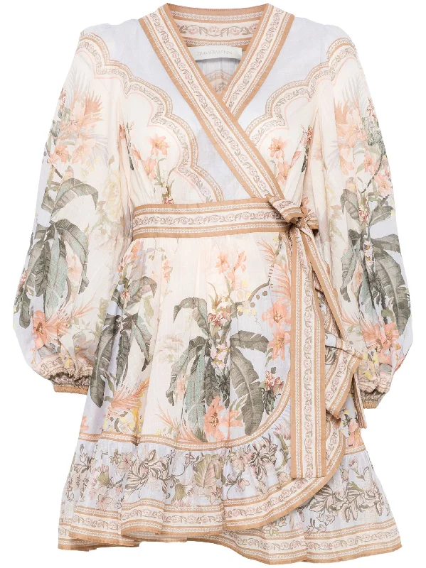 Special Discount Wylie Mini Wrap Frill Dress