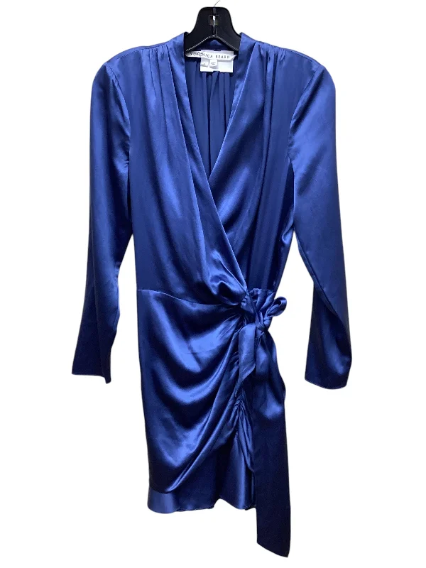 Blowout Sale Dress Casual Short By Veronica Beard In Blue, Size: S