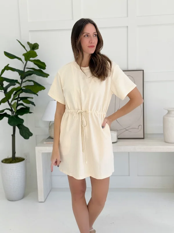 Great Bargains Your Clarity Mini Dress - Ecru