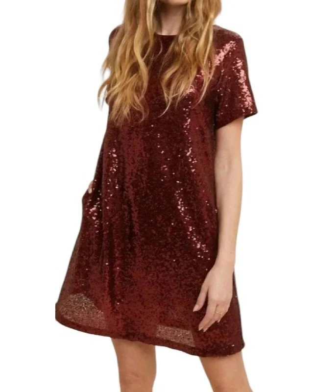 Special Price Life Of The Party Dress In Red