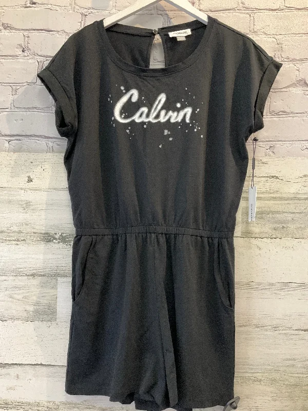 Instant Savings Black Romper Calvin Klein, Size M